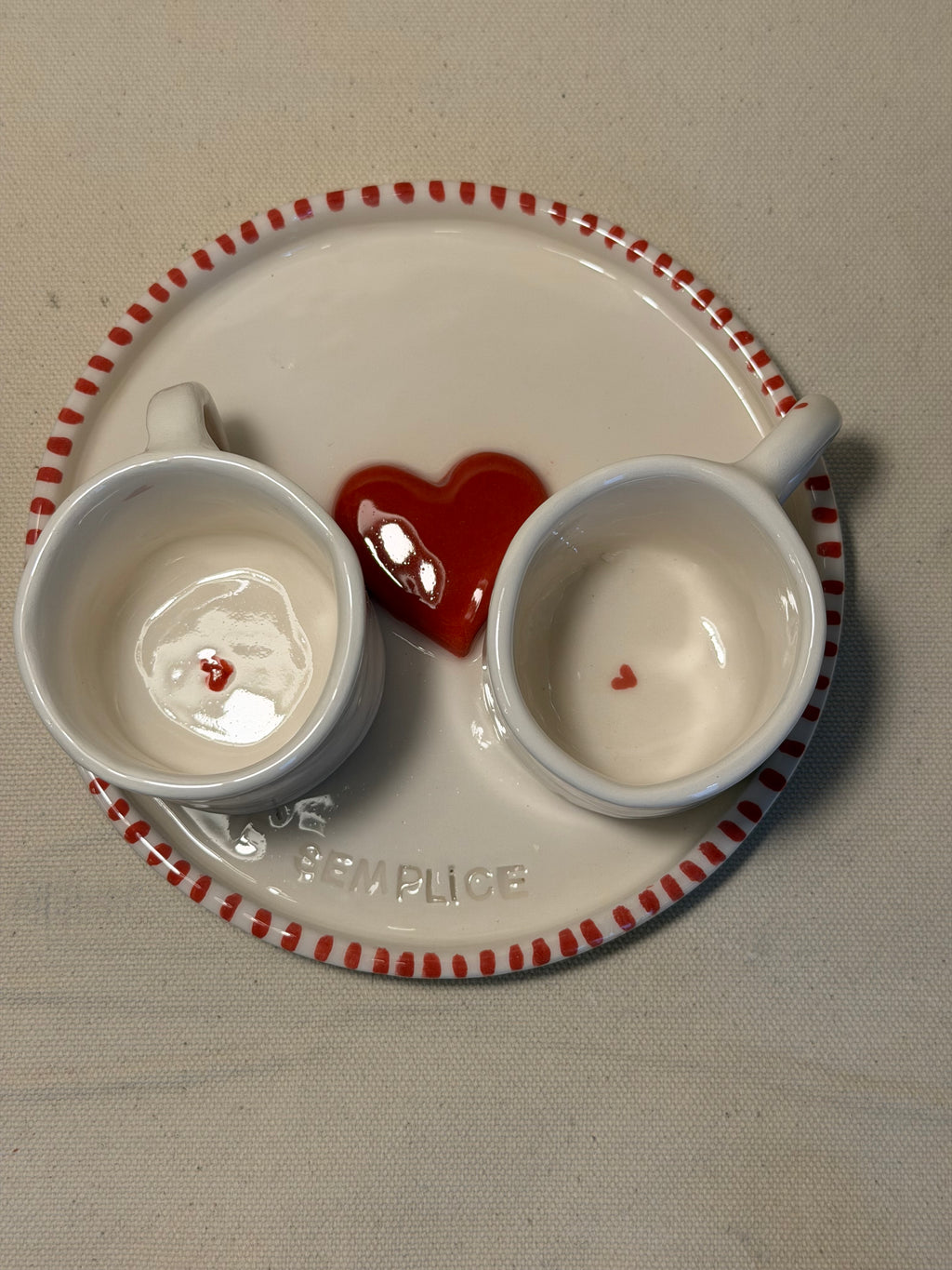 Piattino "E' semplice"