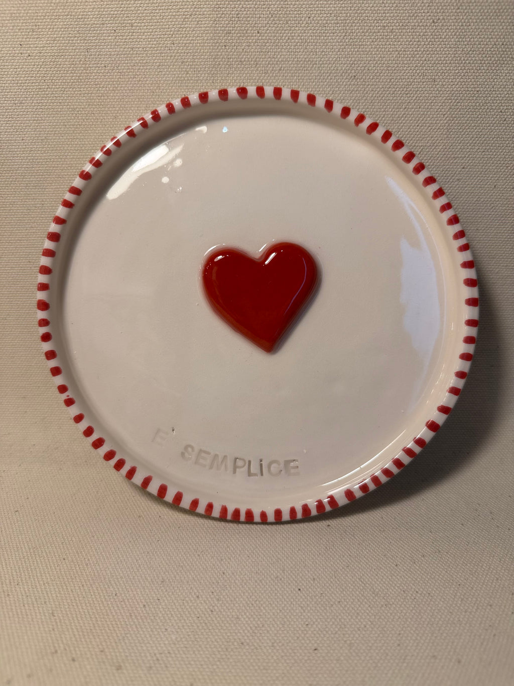Piattino "E' semplice"